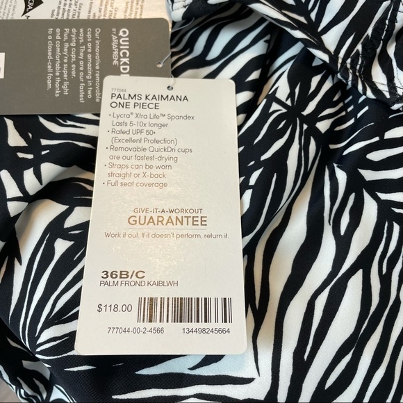 Athleta Palms Kaimana One Piece Swimsuit 36B/C (M) - Picture 12 of 16